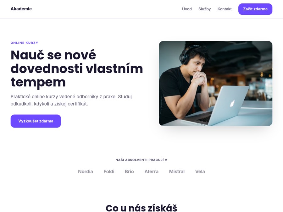 Online academy