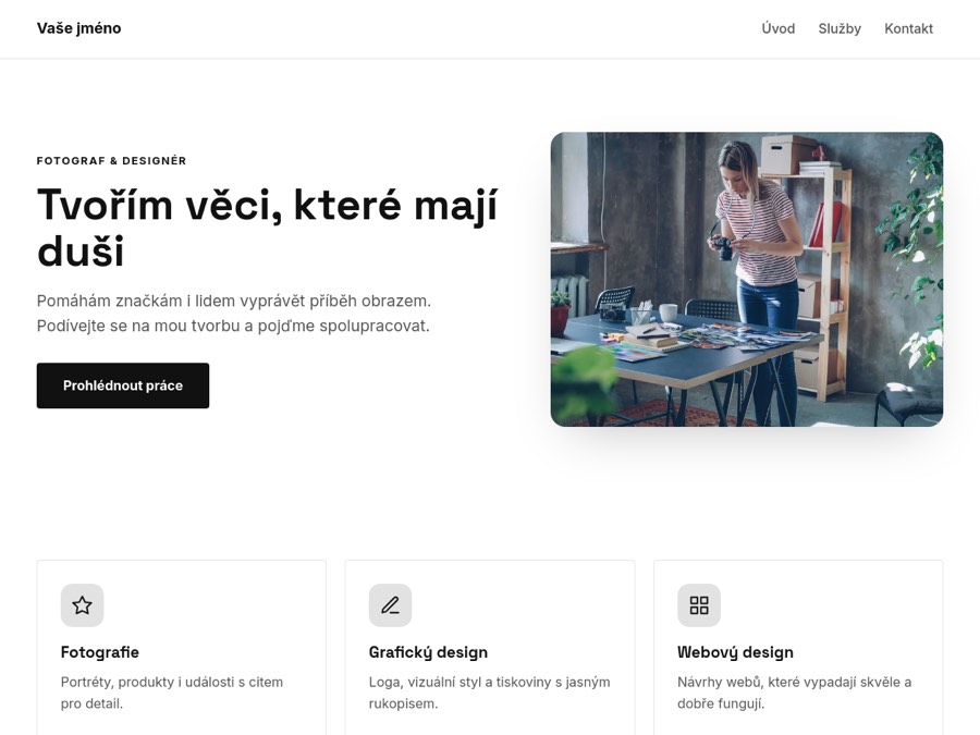 Portfolio & creative